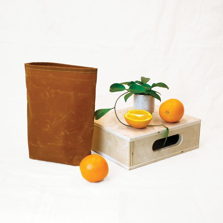 Free Project! Waxed Canvas Lunch Sack - Klum-house